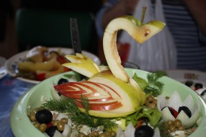 IMG_9926 Лебедь из яблока